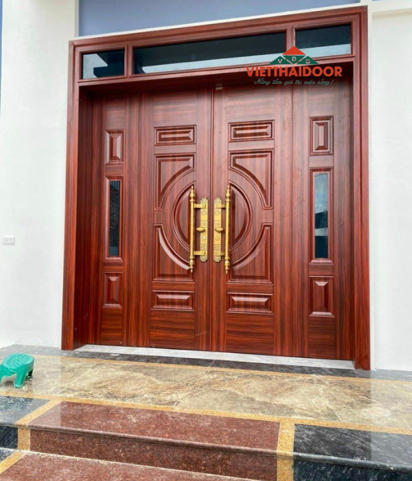 Hướng dẫn chọn cửa thép vân gỗ 4 cánh phù hợp với từng nhu cầu